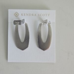 Kendra Scott Silver Adeline Hoop Earrings